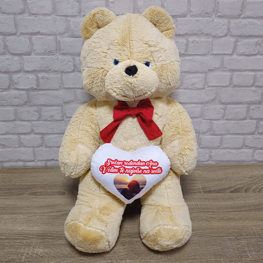 Meda Dzambo 85cm sa srcem i stampom - Slika 8