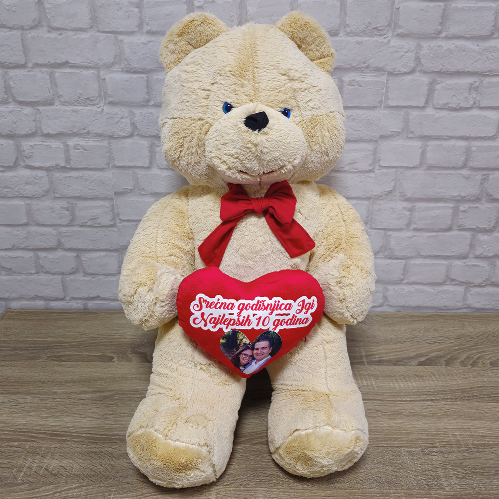 Meda Dzambo 85cm sa srcem i stampom - Slika 12