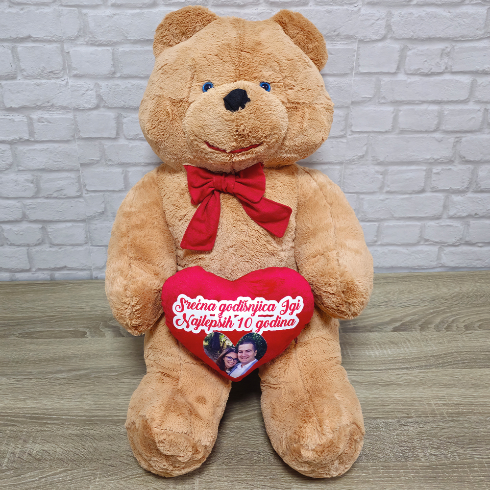 Meda Dzambo 85cm sa srcem i stampom - Slika 7