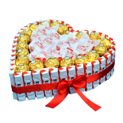 Kutija sa slatkisima srce