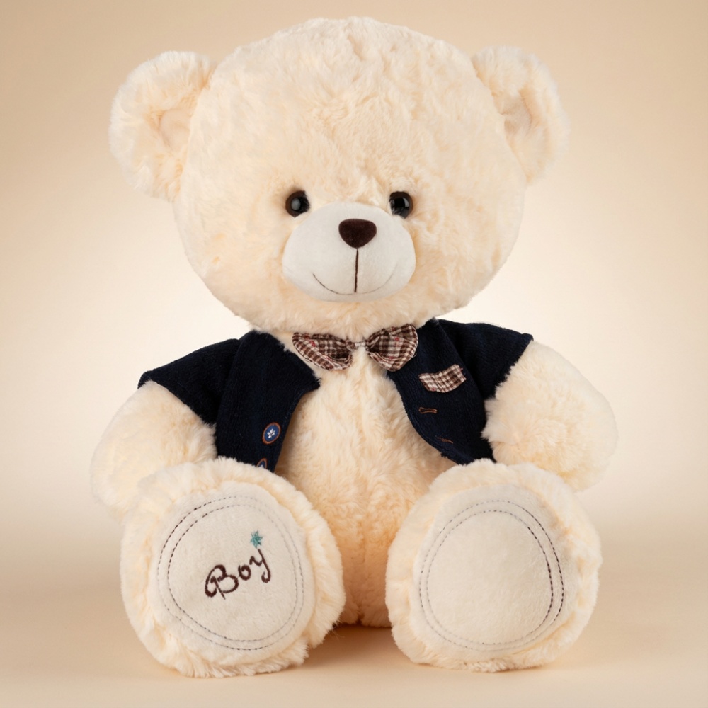 plišani meda sa leptir mašnom 50 cm