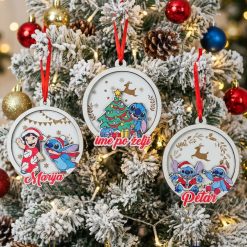 Dizni Ukrasi za jelku sa imenom Stitch