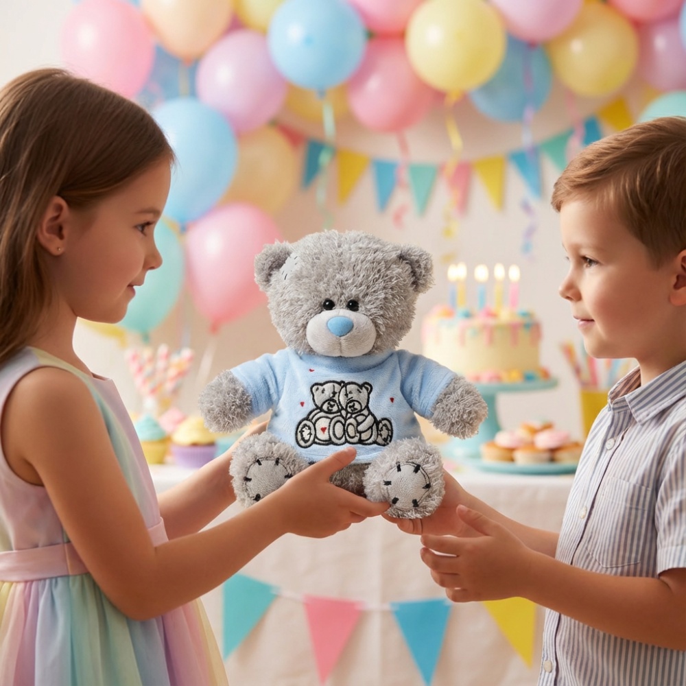 plišani meda za bebu 20 cm sa zvukom