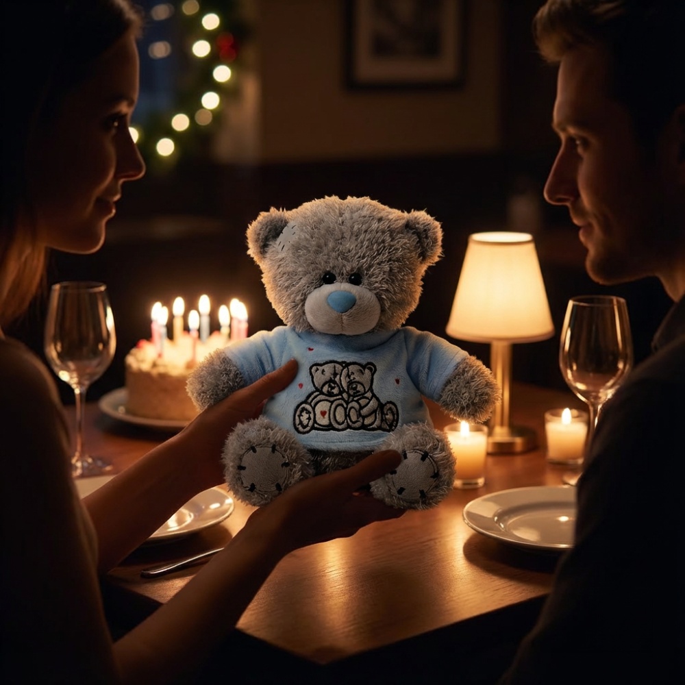 plišani meda za bebu 20 cm sa zvukom