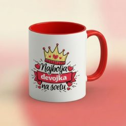 Solja sa stampom Najbolja devojka na svetu